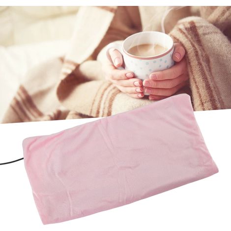 Couverture chauffante USB en pilou doux avec contrôle sécurisé (1/5)