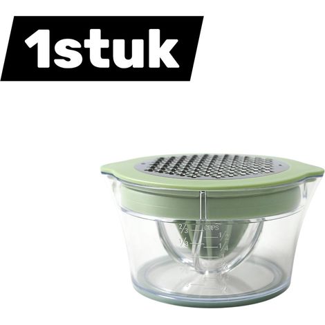 article - Extracteur de jus - Manuel portable - Extracteur de jus multifonctionnel - Idéal pour les stands de jus - Jus de fruits et légumes à la maison - Vert (1/5)