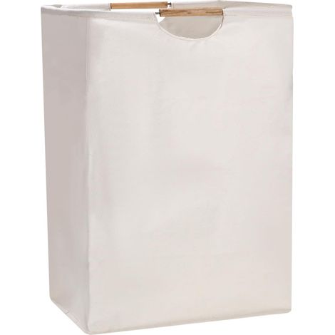 2 Stück faltbarer Wäschekorb 40 × 60 × 30 cm, großes Fassungsvermögen, faltbarer Wäschekorb aus Oxford-Gewebe mit Holzgriff, Wäschesammler für Schlafzimmer, Badezimmer, Kinderzimmer, Reisen