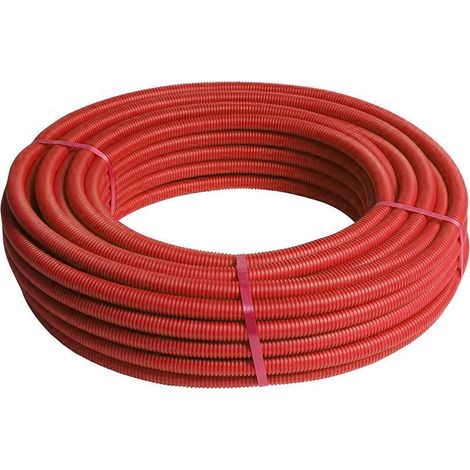 Tube Multicouche MULTIPEX Pré-Gainé Ø16x2,0 Rouge - 100 mètres (1/2)