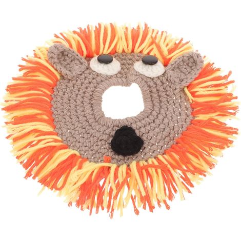 Accessoire de Photographie Extensible et Fixé Fermement en Laine Tricotée Design Animal Mignon Accessoire pour Poser en Photo pour Objectif D'appareil Photo (1/5)