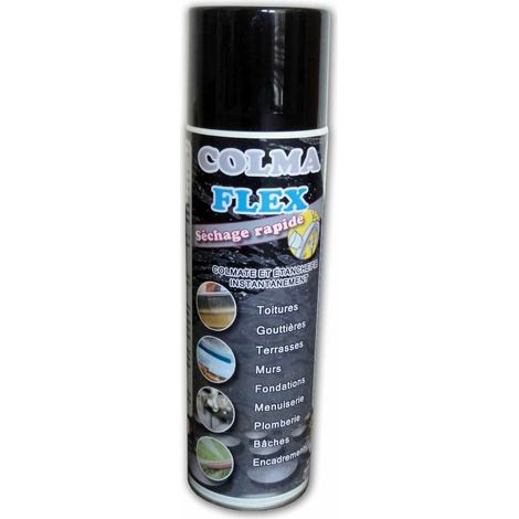 OSE – Spray bitumeux 500 ml pour étanchéité – Colmatage sur béton, métal, bois – Sèche en quelques minutes – Fabrication française
