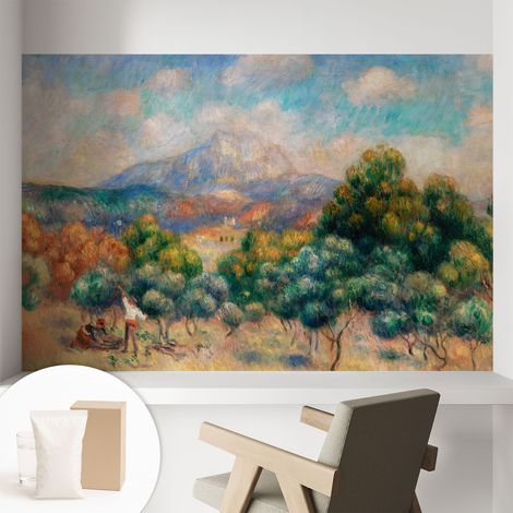 Carta Da Parati - Murale Alla Moda Decorazione - Camera Da Letto - Con Colla Gratuita paesaggio montano 104x70 cm (1/5)