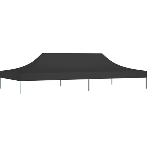 vidaXL Tetto per Tendone per Feste 6x3 m Nero 270 g/m²