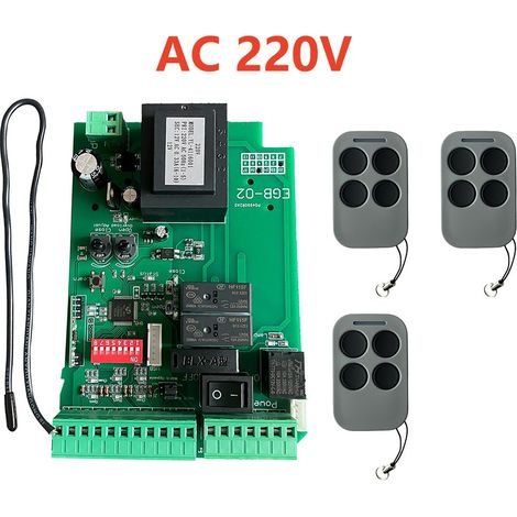 Accessoire pour automatisation et domotique, équipement de commande et de sécurité pour la maison,220V Board with 3 RF