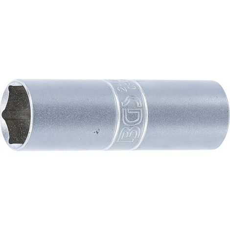 Douille de Bougie Six Pans 12,5 mm (1/2) - 16 mm, Paroi Mince - Précision et Durabilité, Acier - D-Work