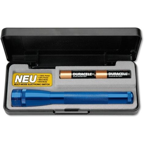 MAGLITE MINI 2AA/R6 LED COFFRET MIXTE ADULTE BLEU 16.8 CM