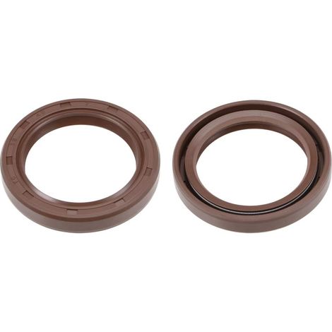 Oil Seal 35 mm Internal Dia Fluorine Rubber Double Lip Seals 35 mm x 48 mm x 7 mm 2Pcs (1/4)