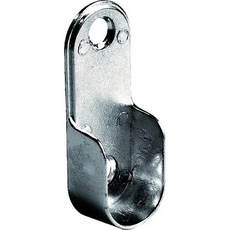 SUPPORT D'EXTREMITE Z.NICKELE POUR BARRE DE 30X15