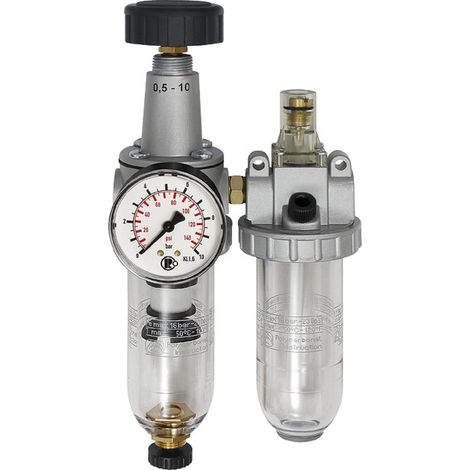 Riegler Wartungseinheit 2-tlg. »Standard«, mit PC-Behälter, BG 2, G 3/8 (1/4)