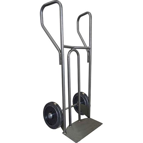 Carrello in acciaio incurvé charge 250kg - Roues élastiques spéciales industries - DVPF2-RSN