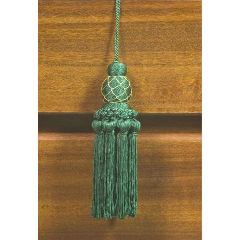 6 piA ces Noeud dA coratif Habsbourg vert 13 cm pour pompon clA