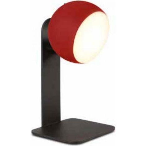 Nobile illuminazione lampada da tavolo portatile sally ricaricabile rosso 1,5w led ec001/2k/r (1/2)