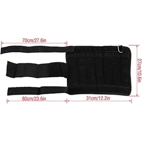 Bandes de cheville lestées pour les jambes, bande de cheville lestée ajustable, collants de course lestés pour l'entraînement quotidien (1/5)