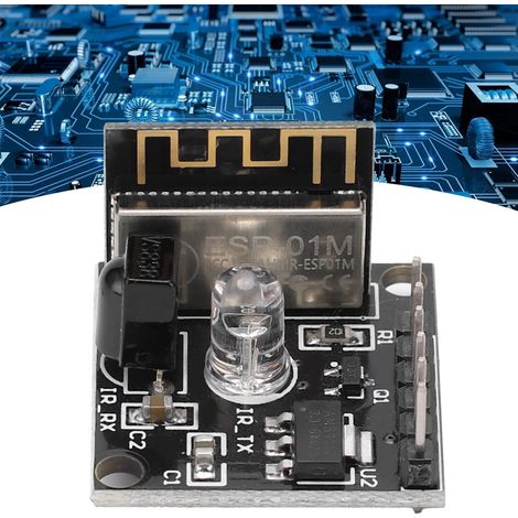 Carte d'apprentissage pour le développement de modules de télécommande WiFi avec récepteur/émetteur infrarouge ESP8285 (1/5)