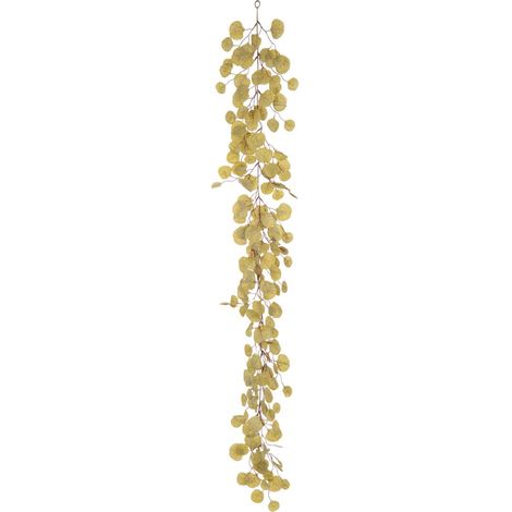 Guirlande de Feuilles "Paillettes" 165cm Vert