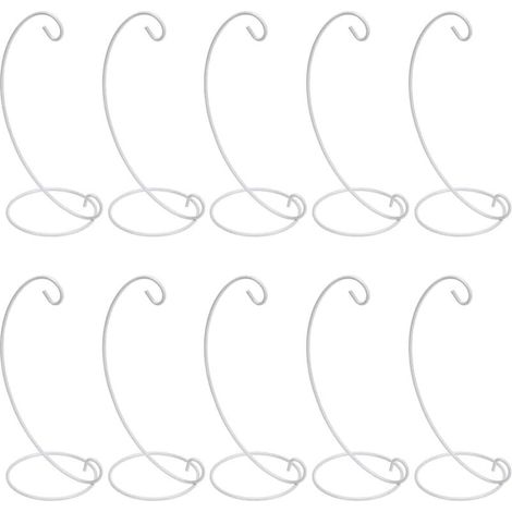 ZVD-10 Paquetes de Soportes de Exhibición de Hierro, Globos Aéreos y Colgadores de Plantas, Decoración para Fiestas - Negro (1/4)