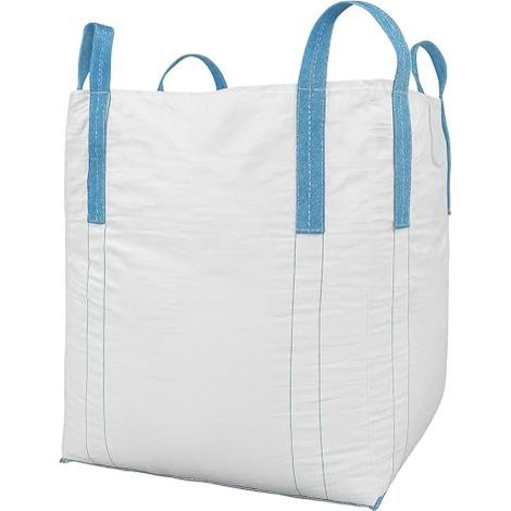 Großer Beutel 90 x 90 x 110 cm - Hohe Stabilität bis 1500 kg - Wegfall der BigBags mit 4 Schlaufen (BigBag, 1 Stück) (1/5)