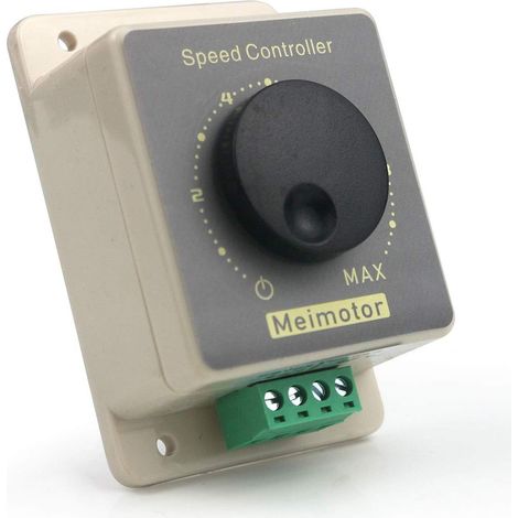 Regolatore di velocità del motore 12V, regolatore di velocità del motore PWM, modulatore di larghezza di impulso DC1060V 20A, guscio impermeabile