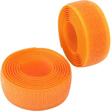 royaluxe - Bande/rouleau de scratch 20 mm 2 mètre auto-agrippant - organisateur/serre câbles - ruban sac vêtement attache sangle - en polyamide et polyester