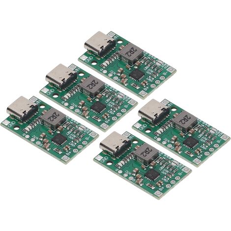 5-teiliges Lithium-Batterie-Ladegerätmodul, Lifterplatine mit 2-3S-Balancing, Überspannungsschutz, Boost-Ladung für 3S-Akkus, Spannungsregler. (1/5)