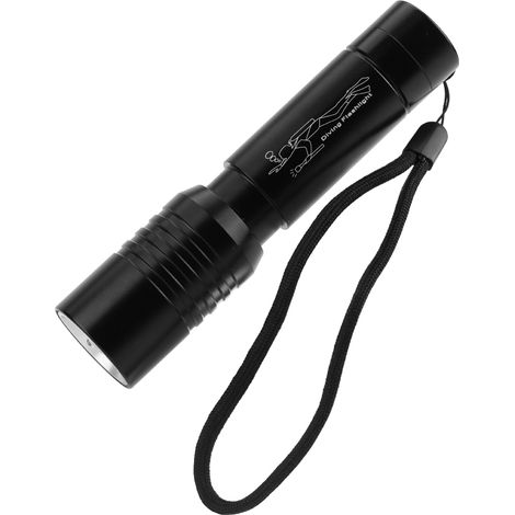 Wasserdichte, zoombare LED-Handtauchlampe mit 1200 Lumen und Akku (1/5)