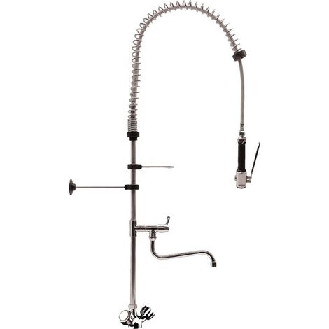 Douchette mélangeur monotrou standard avec col de cygne