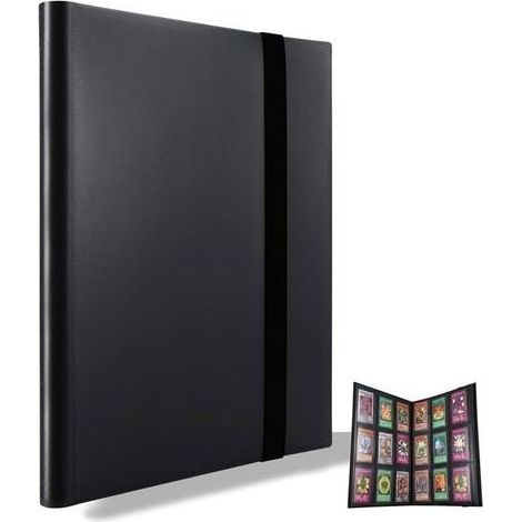 Classeur noir pour cartes à collectionner, rangement pour 360 cartes, compatible Pokémon (1/5)