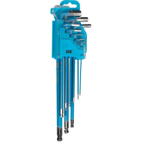 OX Pro Hex Allen Key Set (Long, 9pc) OX-P322609