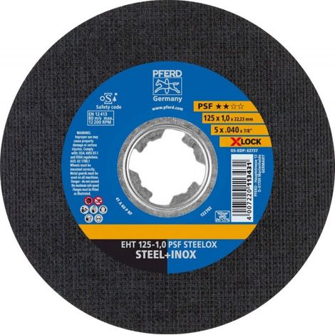 Eht 125-2,4 Psf Steelox/x-lock Discos de corte (1/2)