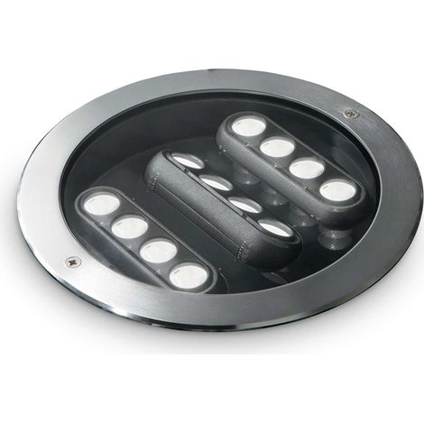 Tecnico Moderno Taurus Alluminio Cromo Led 20W 3000K Luce Calda (1/5)