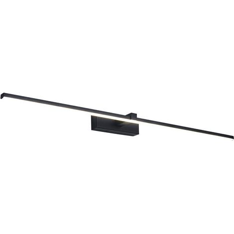 Klighten Lampe LED de miroir,30W Applique Murale LED blanc neutre 4500K Anti-vertiges miroir de courtoisie de style,230V,40CM,Salle de Bain Miroir Lampe Mur,Aluminium applique murale décorative,Noir,
