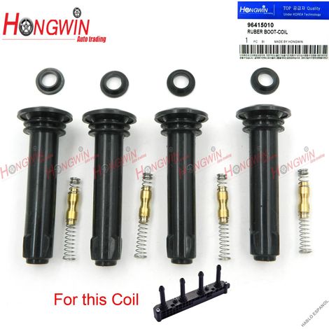 Convient pour Chevrolet Optra 2.0L ZS508, kit de capuchon en caoutchouc pour bobine d'allumage avec ressort 96415010 (1/5)