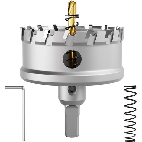 AIDUCHO Scie Cloche Bimétallique En Carbure T.C.T Robuste De Qualité Industrielle Coupe Trou En Acier Inoxydable (75mm) (1/5)