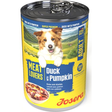 Josera Meatlovers Hundenassfutter Adult 800 g Ente & Kürbis