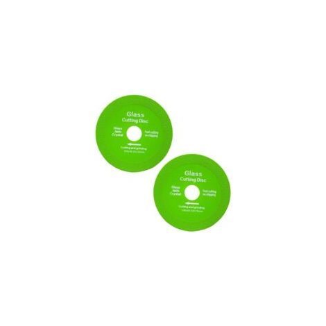 Disque à Tronçonner Verre, 2PCS Disque Diamant, Meuleuse Angle à Lame Diamantée, 125 Carrelage, Ø 22,23 mm Disque Carrelage (1/5)