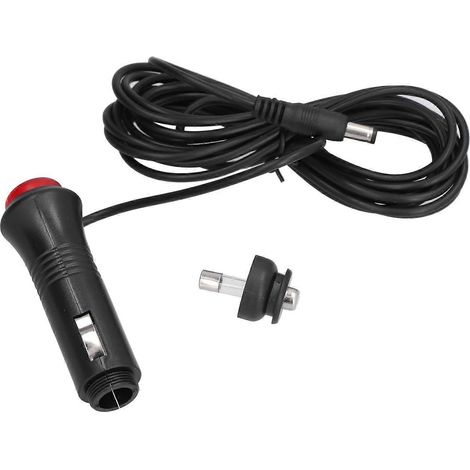 Câble d'alimentation allume-cigare, adaptateur de câble allume-cigare avec bouton-poussoir pour voitures