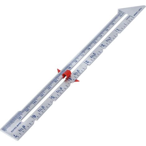 Règle de matelassage, marge de couture, bord pointu, outils de mesure pour le positionnement, quantité, marge de bouton, ligne parallèle, argent (1/5)