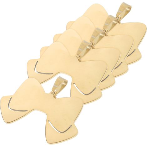 Blanko-Hundekennzeichnungsmarken aus Edelstahl, 5er-Pack (1/5)