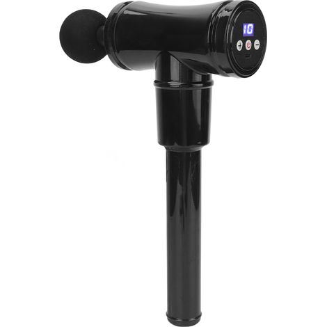 Kit de massage musculaire profond portable - Pistolet de massage électrique à percussion 32 vitesses réglables, soulage la douleur, pour sportifs et maison (1/5)