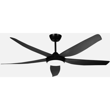 Ventilateur Altea DC 24 W Noir 5 pales 6 vitesses 142d 2880 lm 300045006500KK Télécommande + mémoire + minuterie