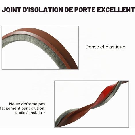 100 cm Marron Joint de Porte Brown (1/4)