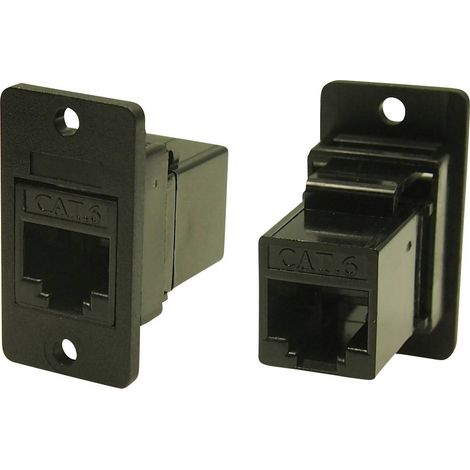 Cliff FM SLIM FT CAT6 SHLD 3.2 CP30622SX1 Adaptateur/prolongateur encastrable noir 1 pc(s) W423742