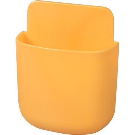 Boîte de rangement pour télécommande TV 4 pièces, support de télécommande mural, boîte de rangement, boîte de rangement pour télécommande pour la maison, le bureau, le téléphone portable jaune coucher (1/5)