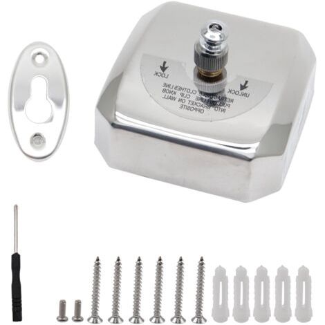 Corde à linge rétractable robuste en acier inoxydable 304 avec corde réglable en acier inoxydable pour douche et buanderie, 3,7 m (1/5)