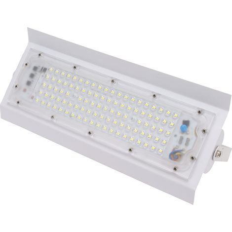 Ortviai Projecteur LED 100 W – 5000 lm, Étanche IP66, pour extérieur, cour, sécurité et chantier, 220 V (1/5)