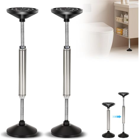 Barre de Soutien Télescopique Réglable 38, 52 cm, Système de Support Haute Résistance Jusqu’à 300 kg, Canapés et Meubles Lourds