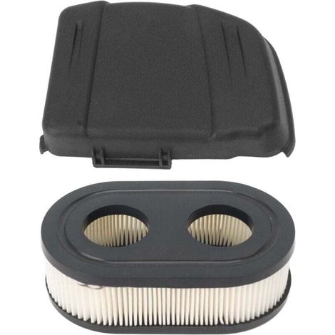 UlisemAir Filterabdeckung und Luftfilter-Kit 594106 594575, ABS-Luftfilterabdeckung Ersatzteile, kompatibel mit 650EXI 675EXI 675IS Rasenmäher (Abdeckung und Draht (1/4)