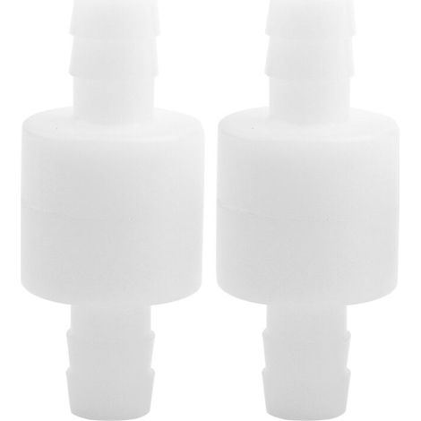 Clapet anti-retour en plastique 10mm - 2 pièces, valve unidirectionnelle pour gaz et liquide (1/5)