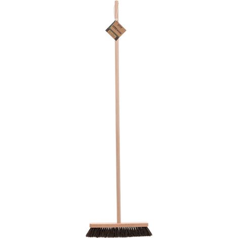 5Five Simply Smart – Balai à poussière en hêtre 30 cm – Hauteur 123 cm – Pour surfaces intérieures lisses – Prise en main confortable (1/5)